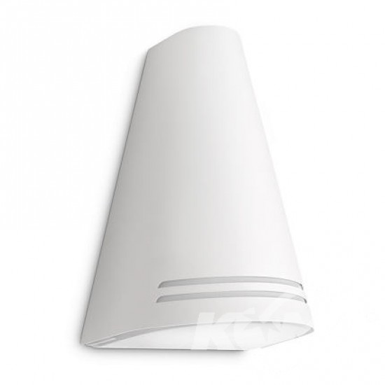 Woods wall lantern white 1x15W 230V