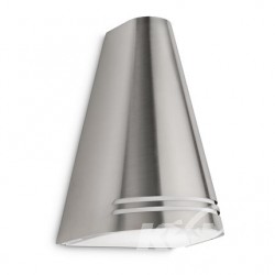 Woods wall lantern inox 1x15W 230V