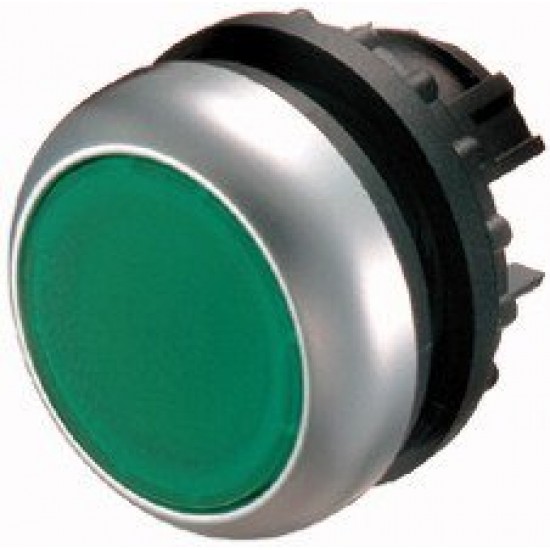 M22-D-G Napęd przycisku z samopowrotem,płaski,zielony