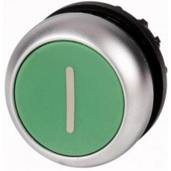 M22-D-G-X1 Napęd przycisku z samopowrotem,płaski,zielony