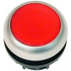 M22-DRL-R Napęd przycisku podświetlany bez samopowrotu płaski, czerwony