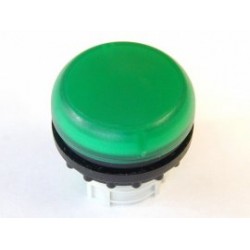 M22-L-G Główka lampki sygnalizacyjnej płaska, zielona