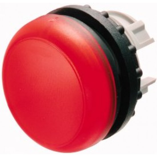 M22-L-R Główka lampki sygnalizacyjnej płaska, czerwona