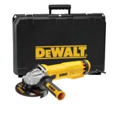 DWE4237K SZLIFIERKA KĄTOWA Z WŁĄCZNIKIEM SUWAKOWYM 125 MM, 1400 W + KUFER