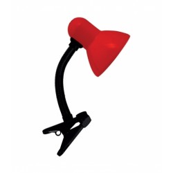 Lampka biurkowa 02854 TOLA E27 RED CLIP