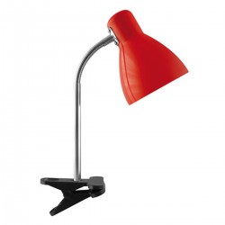 Lampka KATI E27 RED CLIP