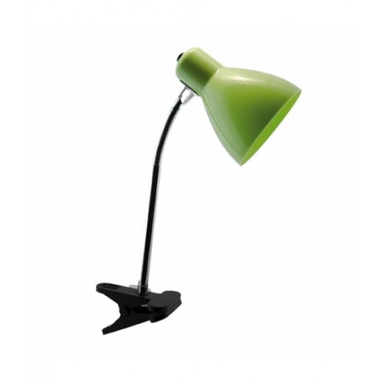 Lampka biurkowa 02864 KATI E27 GREEN CLIP