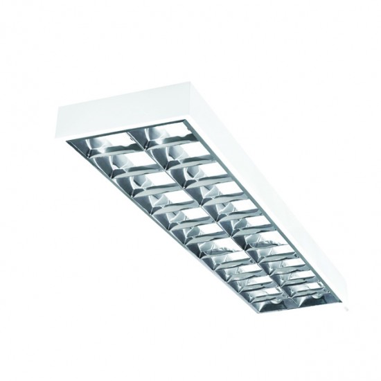 Oprawa rastrowa natynkowa NOTUS 4LED 236 NT