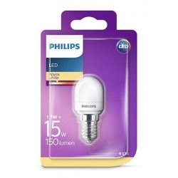 Żarówka LED do lodówki kulka, 1,7W = 15W, E14, ciepła biała 2700K, Philips