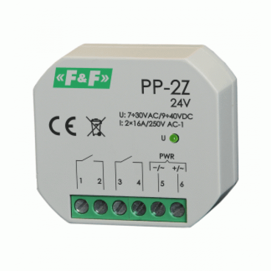 Przekaźnik elektromagnetyczny PP-2Z 24V