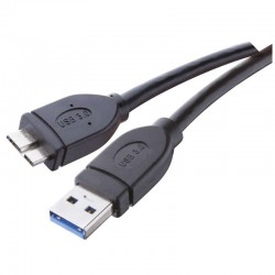 Przewód USB 3.0 wtyk A - wtyk micro B, 1m