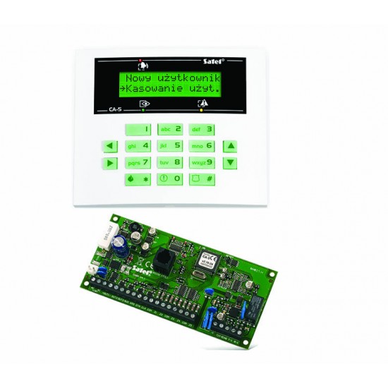 Centrala alarmowa CA5 KPL z klawiaturą LCD S SATEL,