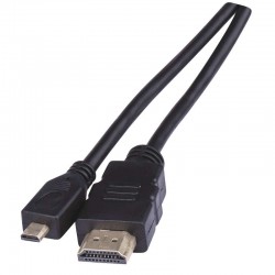 Przewód HDMI 1.4 wtyk A - wtyk D, 1,5m