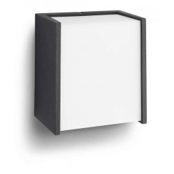 Macaw wall lantern black 1x3W SELV