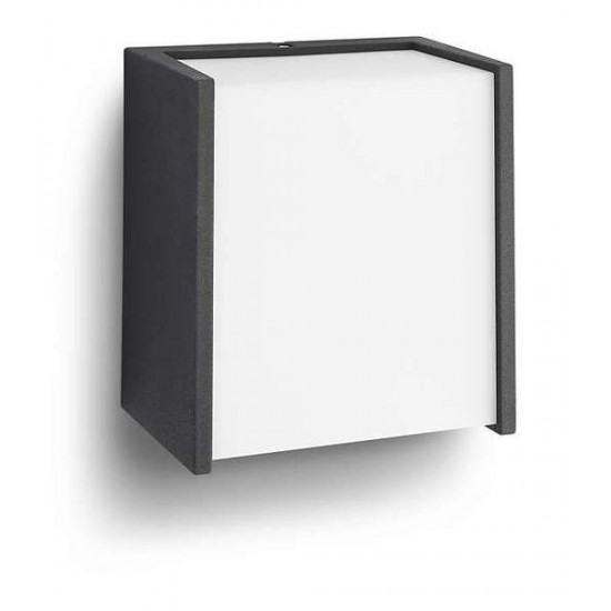 Macaw wall lantern black 1x3W SELV