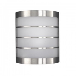 CALGARY wall lantern inox 1x12W 230V